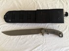 Ultra Rare Buck Knives Ron Hood Hoodlum 060 fixed blade 5160 carbon steel USA — photo 2