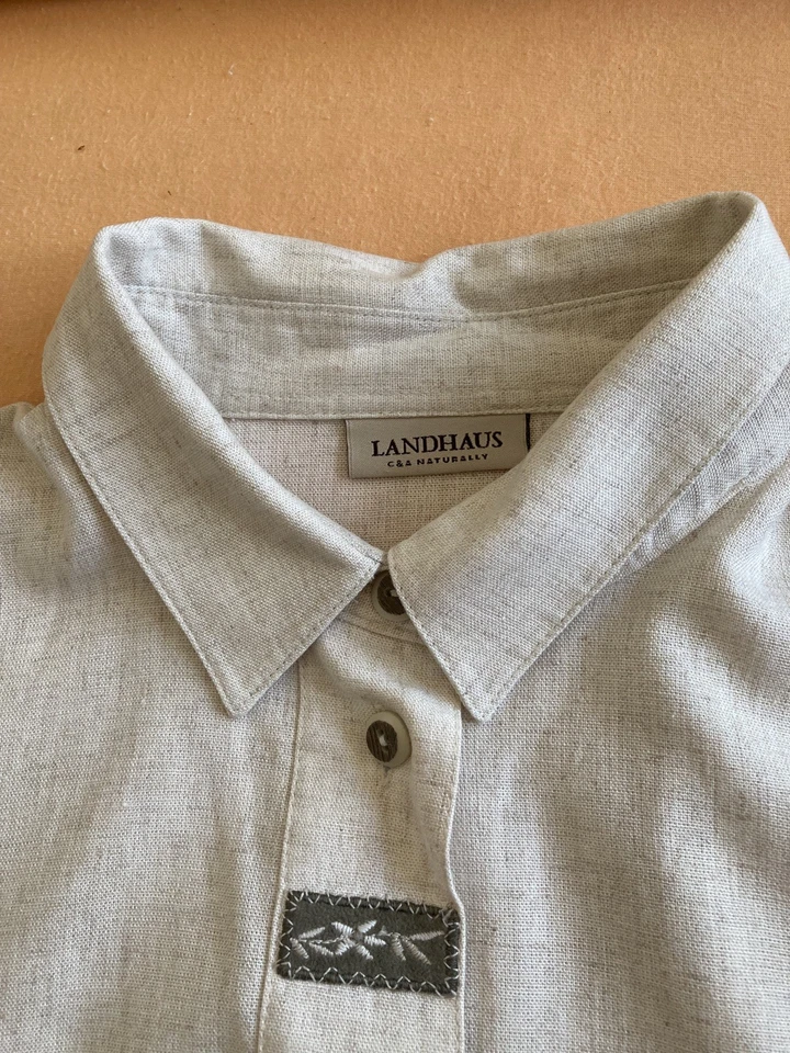 Damen Trachtenbluse Langarm Gr. 40 von C&A - Bild 3 von 4