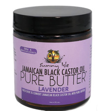 Sunny Isle Jamaican Black Castor Oil Pure Butter Lavender, 4 Oz.
