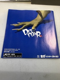DEEP FEAR Sega Saturn JP Japan CIB Great Shape Us Seller Free Shipping