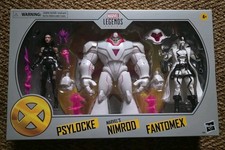 Marvel Legends 6  Psylocke  Nimrod  Fantomex X-Men 20th Anv 3 PK Hasbro unopened