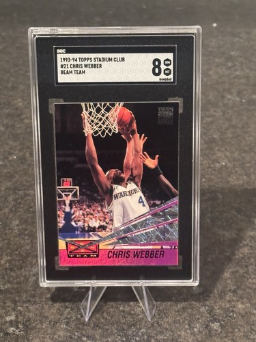 1993 Stadium Club Beam Team Chris Webber #21 card