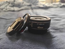 Canon EF 40mm f/2.8 STM Pancake Lens for EOS DSLR +UV Filter~Excellent Condition