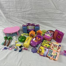 Vintage Polly Pocket Lot Bundle Collection Mini Cars Animals Accessories