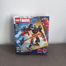 LEGO Marvel Miles Morales Mech vs. Spider-Man 2099 Building Toy for Boys & Gi...