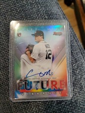 Casey Mize 2021 Bowman's Best Future Vibrance REFR ON-CARD AUTO /100  Det Tigers