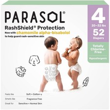 Parasol Chlorine-Free Diapers with RashShield Protection