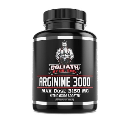DR. EMIL NUTRITION Goliath Arginine 3000 - High-Dose Nitric Oxide 3150mg