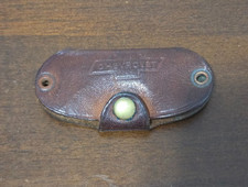Vintage Chevrolet Motor Division General Motors Detroit Leather Key Ring Holder