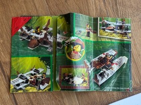 Lego 5925 Pontoon Plane Adventurer Near Complete w/manual No Box 3 piece missing