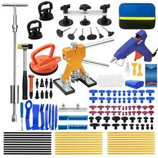 139PCS Car Dent Puller Kit, Professional Paintless Dent Removal Kit Hail Da...
