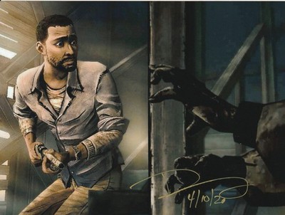 Dave Fennoy Hand Signed 8x6 Inch The Walking Dead Photo Lee Everett
