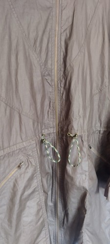 Wrap London Waxed Linen Coat UK 16 Brown - Bild 7 von 17