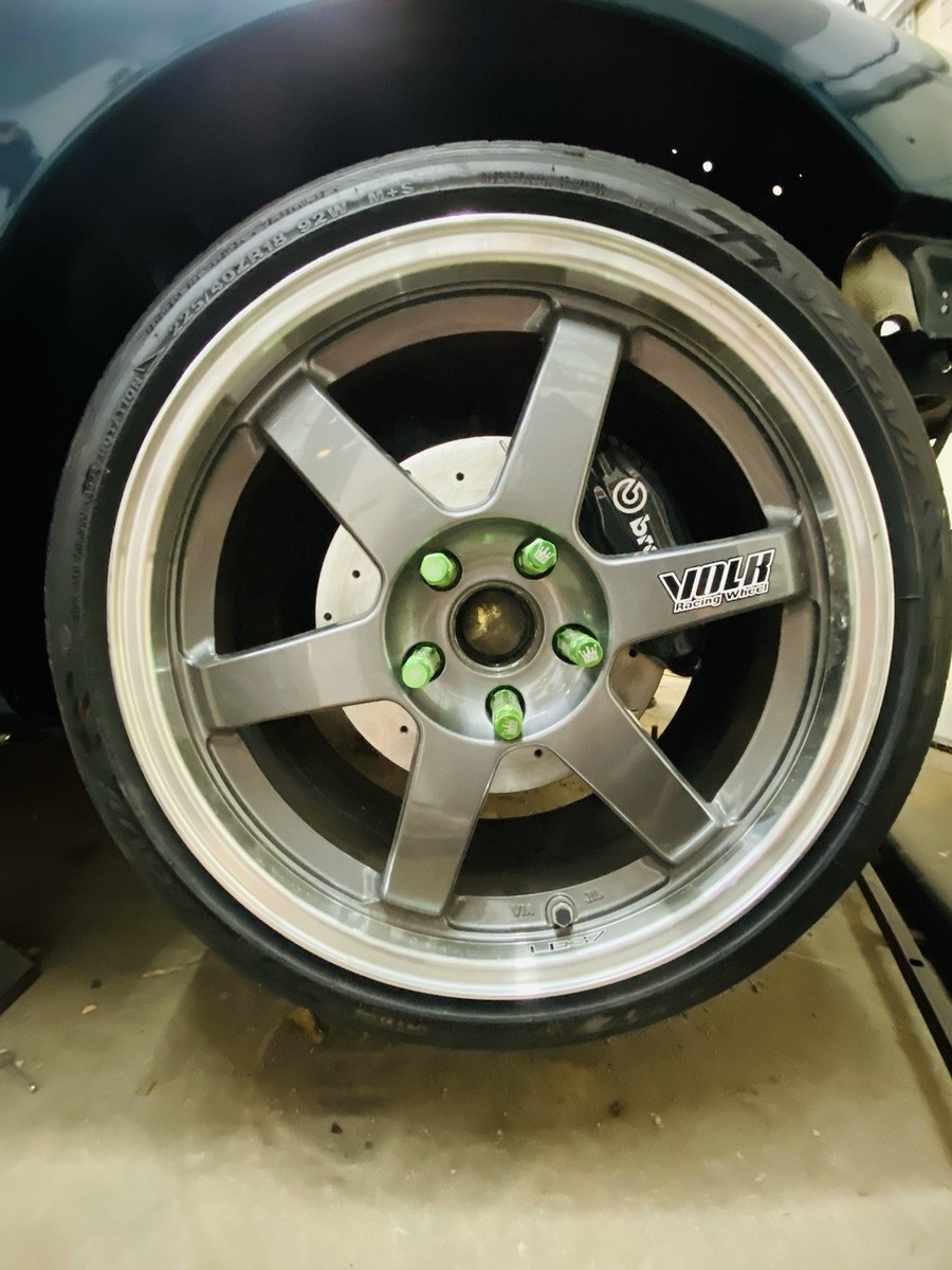 Volk Racing LE37 18 x 8 1/2 +35 Pair Wheels | eBay