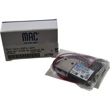 NEW MAC 34C-AAA-GDFA-1KV Solenoid Valve 3-Way 24VDC 4W 120PSI #10-32 Ports 