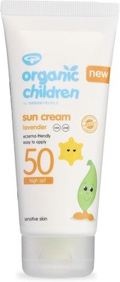 Green People Bio Kinder Sonnencreme LSF50 100 ml (1er Pack), weiß 