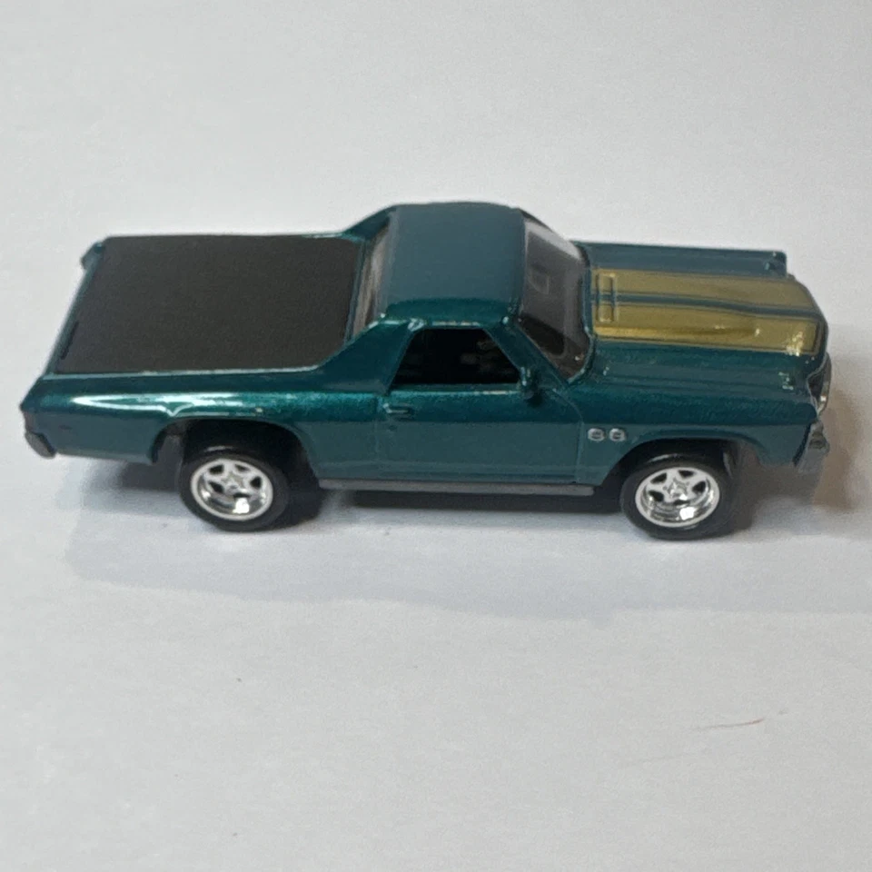 JOHNNY LIGHTNING SPEED RACERS EDGE 1971 CHEVY EL CAMINO TEAL  *BOGO-PLZ READ - Image 4 of 4