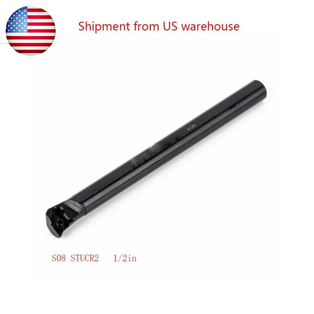 95°1/2" SHANK 7" LONG Lathe Indexable Boring Bar S08-SDUCR-2 Turning Holder USA
