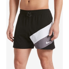 New Nike Men's 5" Mesh Volley Swim Trunks Size XXL Black MSRP: 60.00