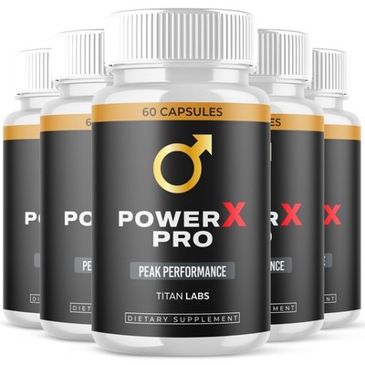 (5 Pack) PowerX Pro Advanced Male Support Max Supplement PowerXPro 300 Capsules