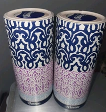 2 Pack Kleenex Perfect Fit Facial Tissues, 50 Tissues per Canister
