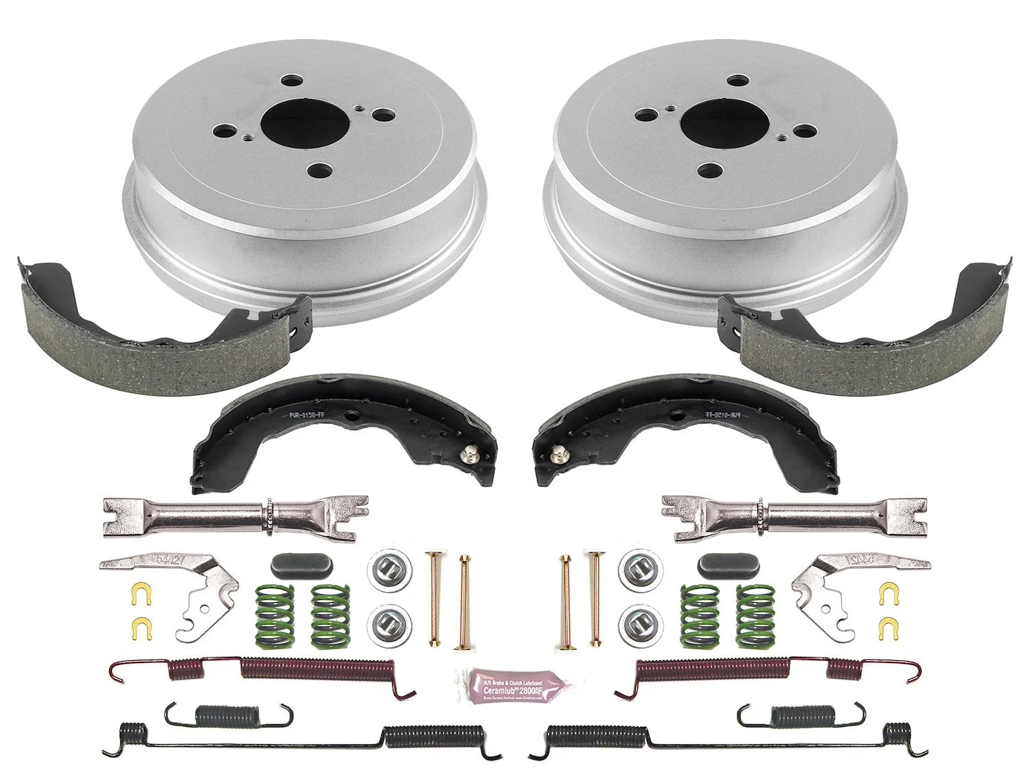 Power Stop KOE15379DK 1-Click Daily Driver Brake Kit Rear Rear OE Replacement Dr