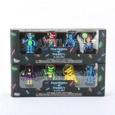 Five Nights At Freddy 2" 4 Blacklight Figure Set Foxy Golden Ballon Toys