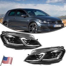 Led Projector Headlights With Turn Signal For Volkswagen Golf Mk7 2012-2017