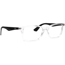 Ray-Ban Eyeglasses RB 7047 5943 Crystal Transparent/ Black Frame 54 17 140