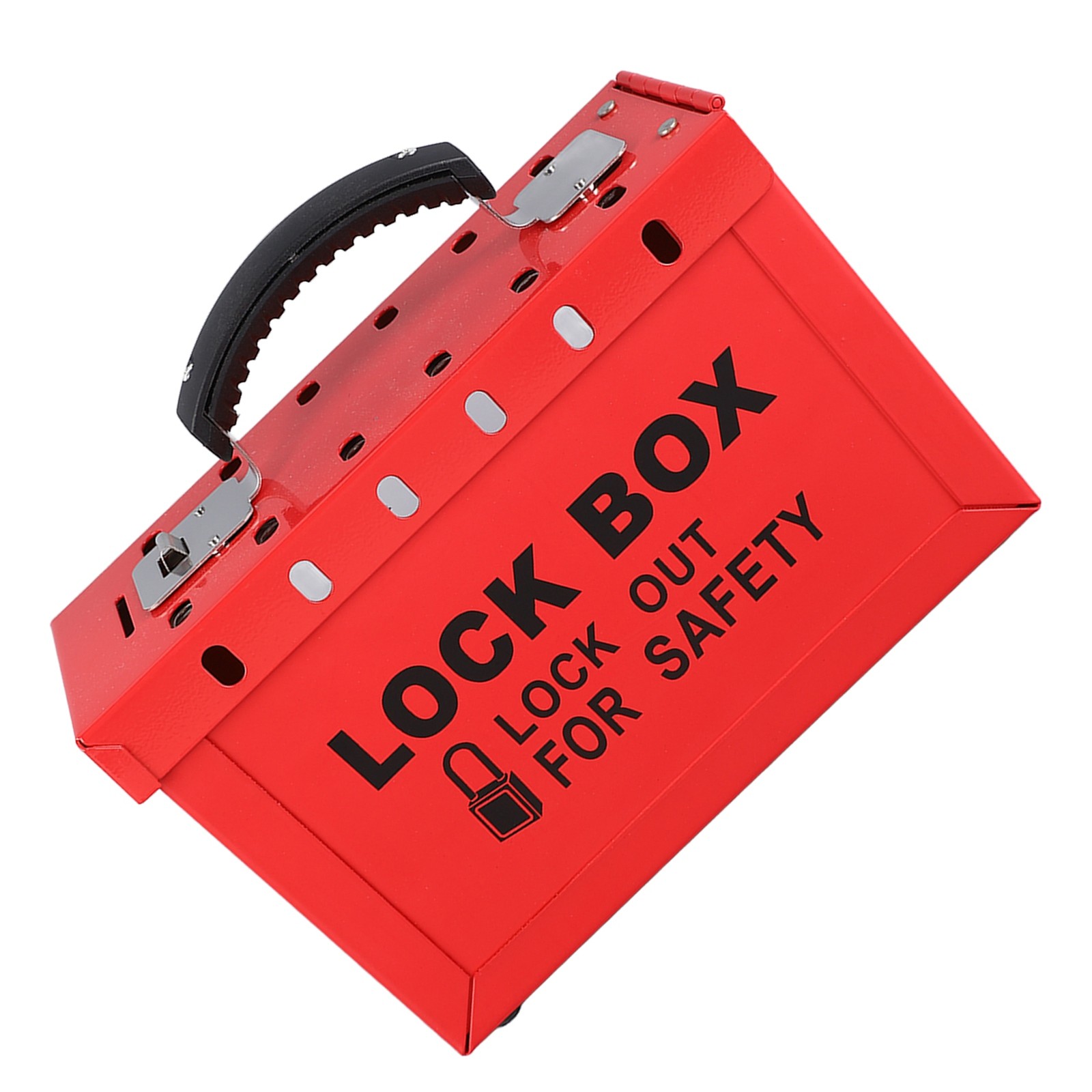 Group Lock Box Portable Transparent Window Safety Lockout Tagout Box For Of