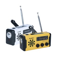 Emergency Crank Weather Radio, AM/FM Hand Crank SOS With Strong Light Illuminate