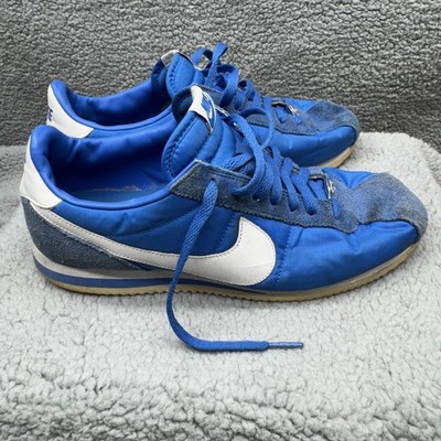 Nike Cortez 72 Shoes Mens Size 10 Blue White Retro Running Classic Sneakers