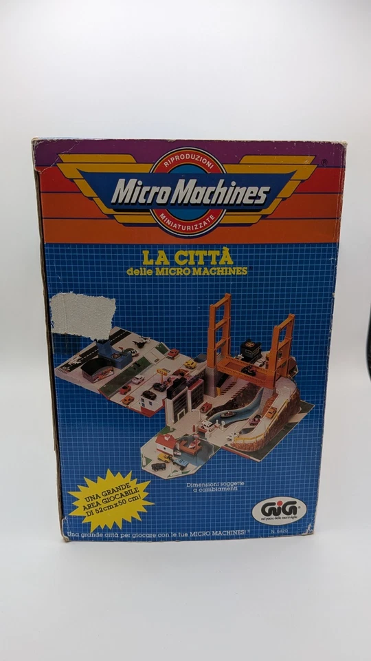 La Città Delle Micro Machines Gig Galoob Toys Anni 1988 Cassetta Degli Attrezzi - Immagine 3 di 4