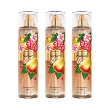 Bath & Body Works PEARBERRY Fine Fragrance Mist Body Spray 8.0 oz - Lot of 3