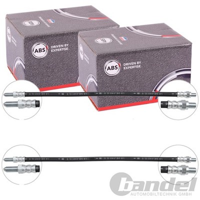 2x A.B.S. BREMSSCHLÄUCHE HINTEN VORNE passend für ASTON MARTIN DB6 DBS LAND ROVE