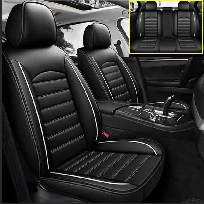 For Cadillac CTS XTS SRX 2004-2020 Pickup 5 Seat Cover Faux Leather Protector - Imagem 2 de 4