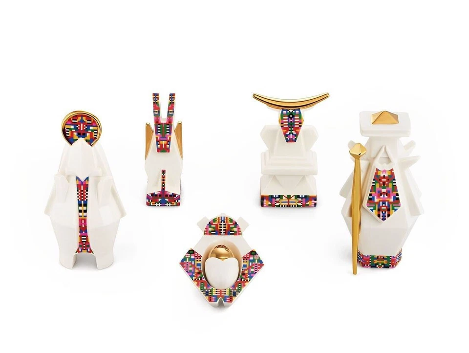 Crèche Alessi Holyhedrics par Elena Salmistraro en porcelaine 5... - Photo 1/1
