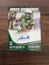Austin Watkins Jr. 2021 Panini Draft Picks #TS-AWK Threads Rookie Signature Auto