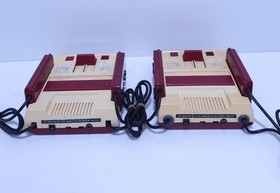 Nintendo Famicom HVC-001 Console Lot of 2 Tested