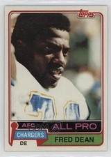 1981 Topps Fred Dean #520 HOF 12g7