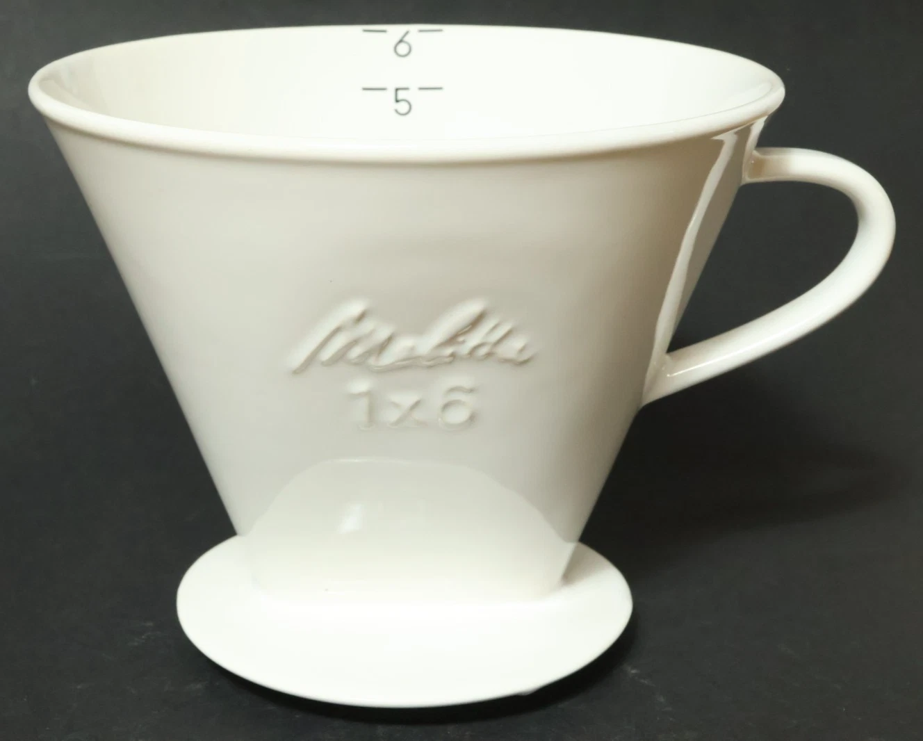 Old Large Melitta Coffee Filter 1 x 6 Porcelain Filter Coffee Filter Porcelain
