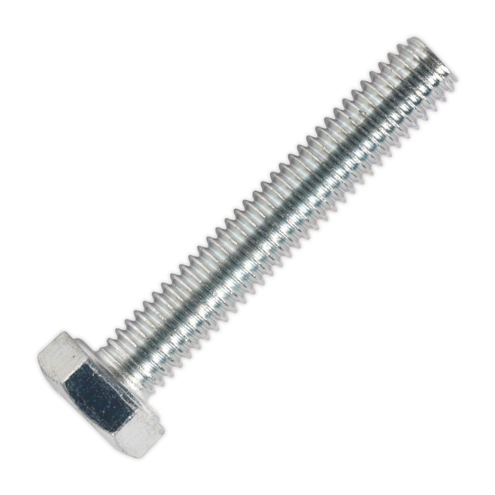 Sealey HT Setscrew M6 x 35mm 8.8 Zinc DIN 933 Pack of 50