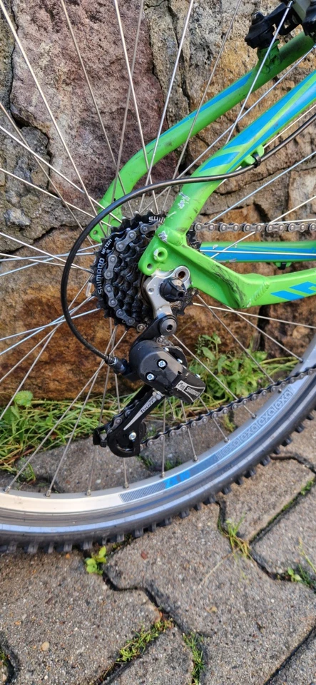 Bergamond Vitrex Mountainbike 26 Zoll in Blau-Grün, Perfekt für Einsteiger - Bild 3 von 4