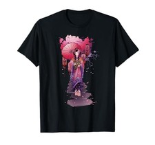 Vintage Japanese Kawaii Geisha Girl in Kimono Japan Art T-Shirtfrom JP