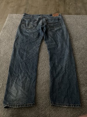 Levi Strauss & Co. 505 Denim Jeans Size 38/32 Washed Blue Vintage