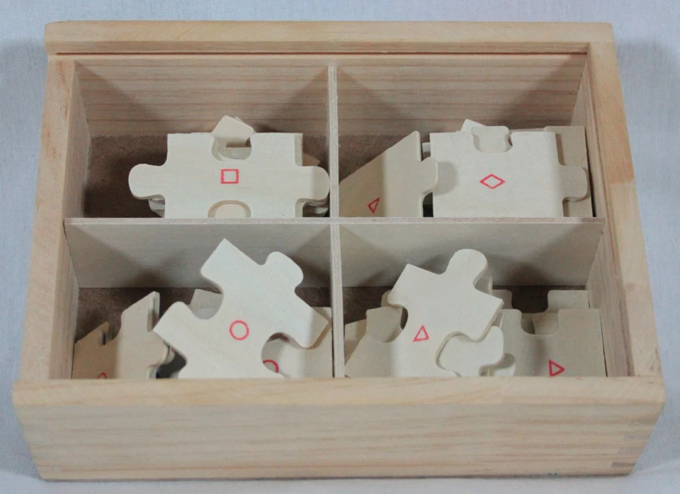 MELISSA & DOUG 4-12 PIEZAS CONSTRUCCIÓN DE VEHÍCULOS CARTÓN ROMPECABEZAS EN CAJA DE MADERA Foto 3 de 4