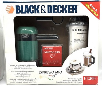 Black & Decker Microwave Espresso Brewing System EE200 New