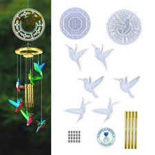 Hummingbird Pendant Wall Hanging Curtain Wind Chime Mirror Epoxy Silicone Mold