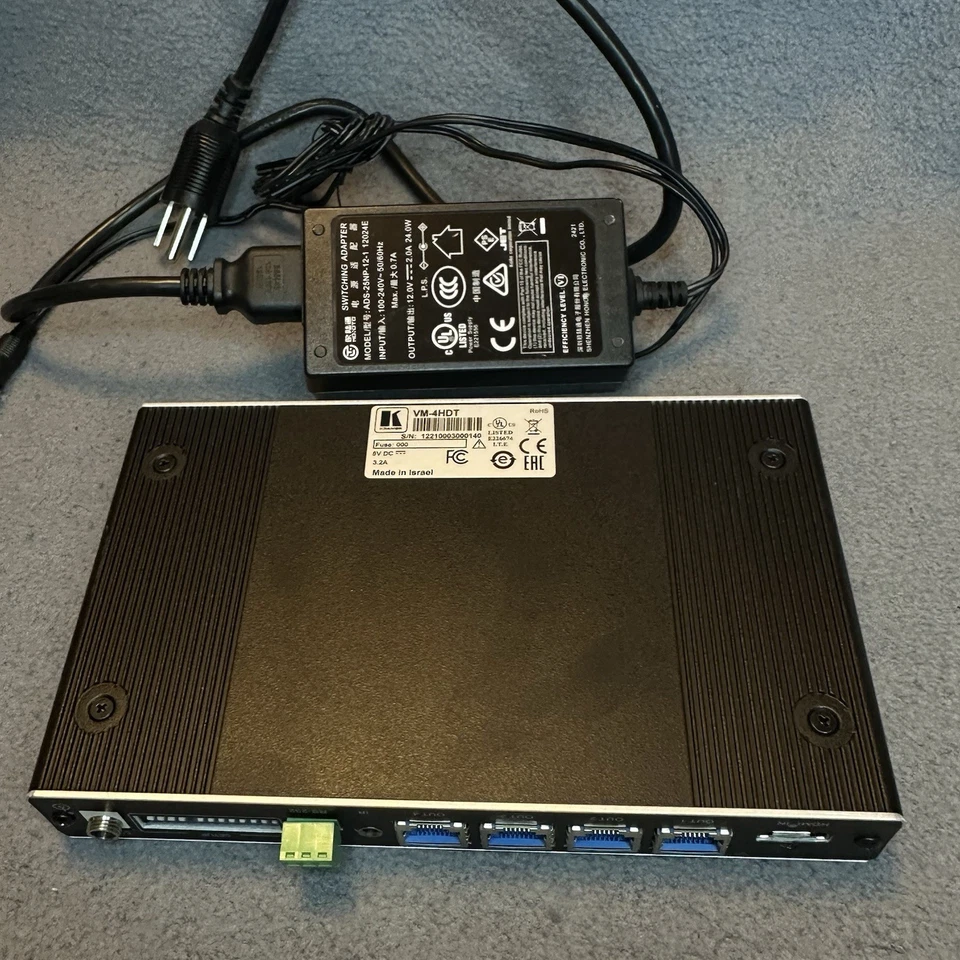 Kramer VM-4HDT 1:4 UHD 4K HDMI over HDBaseT Distribution Amplifier (G82) - Image 3 of 4