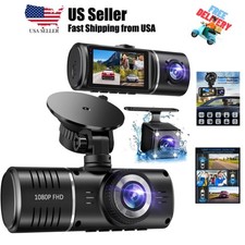 Dash Cam Front and Rear, 1080P Dash Camera for Cars, 3 Channel Car Camera Fro...